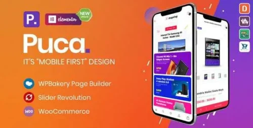 Puca Theme GPL v2.6.21 – Optimized Mobile WooCommerce Latest Version